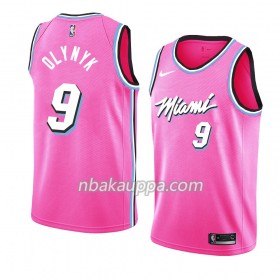Miami Heat Kelly Olynyk 9 2018-19 Nike Vaaleanpunainen Pelipaidat Swingman - Miesten